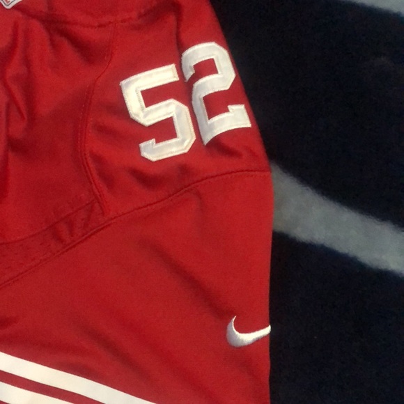 I’m selling a jersey the size is XL color is red the team is fortyniners - Picture 4 of 4
